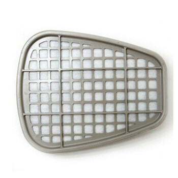 3M 滤棉盖工厂车间防粉尘飞沫呼吸搭配呼吸面罩使用滤棉 颗粒物滤棉 6001CN滤毒盒*2只