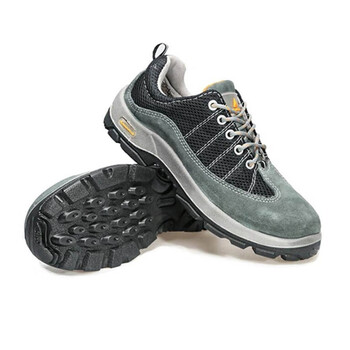 代尔塔 301232 S1P安全鞋301322升级款防砸防穿刺防静电耐磨劳保鞋灰黑色40码 1双装