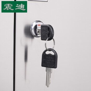 震迪201不锈钢八门储物柜工厂员工收纳柜可定制KG111工业样品柜