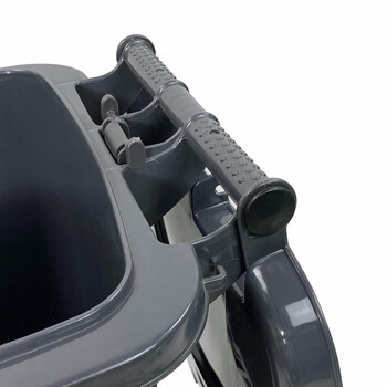 兰诗 XD-60 新国标户外脚踏分类垃圾桶酒店物业环卫小区果皮箱 60升黑色-其他垃圾