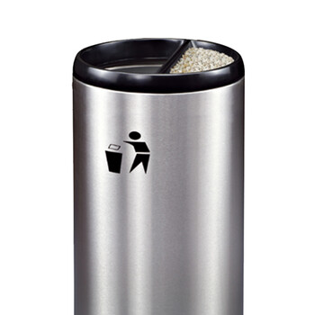 南 GPX-110HX 港式垃圾桶 户外烟灰桶垃圾筒公用垃圾箱果皮桶 不锈钢垃圾桶 内桶容量33升