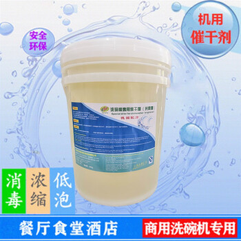 易静 商用酒店洗碗机专用洗涤剂催干剂套装20L 机用餐具洗洁精大桶装