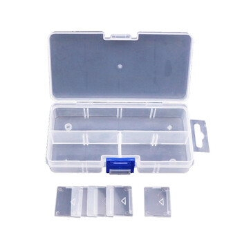 兰诗（LAUTEE）BS-631 零件盒可拆塑料盒螺丝配件电子元件盒 大号6格