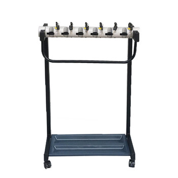 益美得 DA2087 带锁雨伞架酒店超市银行便民雨伞架落地收纳架 18头雨伞架