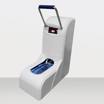 思科铭 全自动智能鞋套机电插一次性鞋套机 SK-CM-WH 白色配扶手