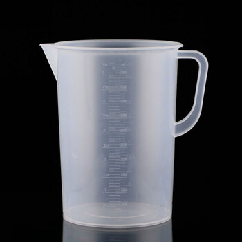 冰禹 BYlj-311 塑料计量杯 透明量杯烧杯 带刻度杯 测量杯容量杯 250ml