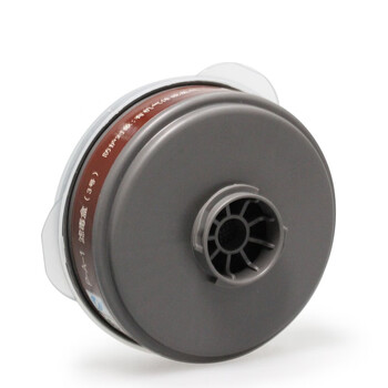 思创科技 ST-LDK3 圆形活性炭滤毒盒防有机气体或蒸汽(含滤棉盖和滤棉) 2只装