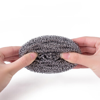 卫洋 200只装 6g-8g  钢丝球清洁球厨房洗碗擦锅不锈钢不掉丝铁丝刚丝刷网小号