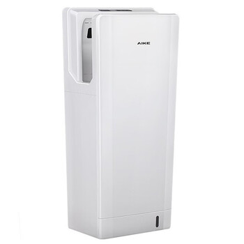 艾克（AIKE）双面感应高速干手机 卫生间挂壁式烘手器 白色 AK2075