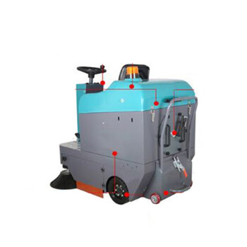 苏识 QJ0090 驾驶式扫地机工厂车间扫地车物业园区电动吸尘清扫车