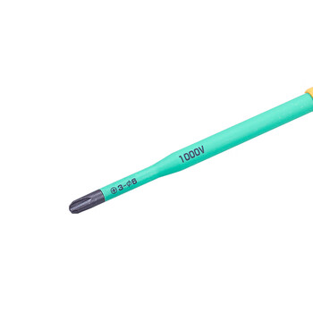 安力士牌（ANEX）进口1000V耐高压No.7900绝缘电工螺丝刀(PH3) 6.0X150mm 十字起子 螺丝批改锥