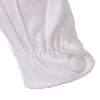 星工(XINGGONG)三筋手套 棉布劳保手套 文玩珠宝演出安检白手套 10付装XGS-P10