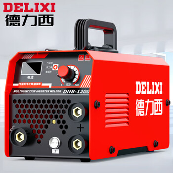 德力西二保焊机无气气保焊电焊两用焊机小型两相220V单电压迷你气保焊电焊两用焊机便携三用机【无气+电焊】