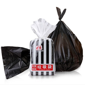 e洁（e-clean） TW104555-50 糖果香味中号45 X 55 CM卫生间用波纹垃圾袋（黑色） 50 只/卷 定做12卷