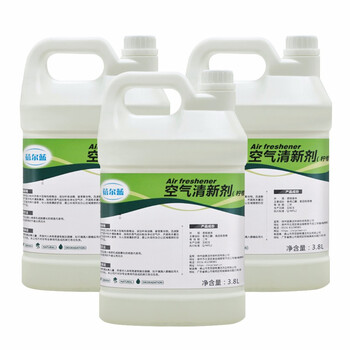 蓓尔蓝 BEL045 空气清新剂柠檬香  酒店机场喷香机补充液 3.8L*4瓶