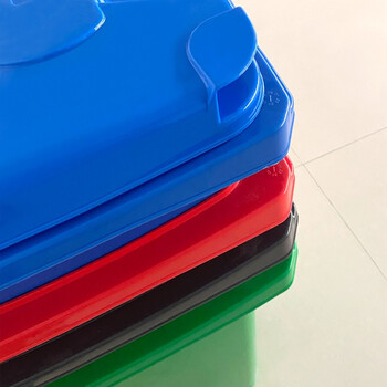 益美得 新国标脚踏分类垃圾桶户外大号环卫垃圾桶 不带轮60L灰色（其他垃圾）