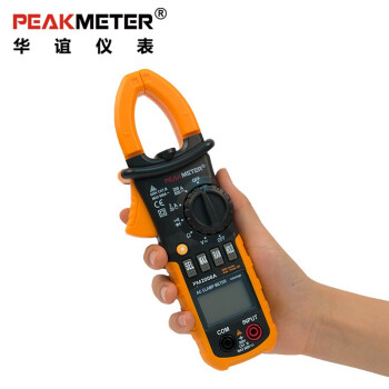 华谊PEAKMETER PM2008A 钳形表万用表 高精度电容表 数显交流钳表频率电工钳表 定做 1台