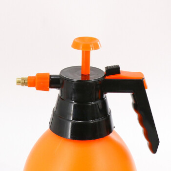 赫思迪格 JG-143 喷壶 气压式洒水壶 喷雾器 浇花喷壶 清洁工具 喷水喷壶 橙红3L