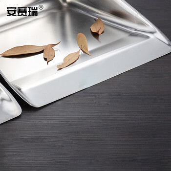 安赛瑞 不锈钢垃圾铲 清洁簸箕 环卫垃圾斗畚斗撮子 卫生斗垃圾铲 710077