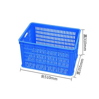 艾科堡 塑料周转箱510*355*310mm 长方形加厚特大收纳货框箩筐 AKB-ZZX-023