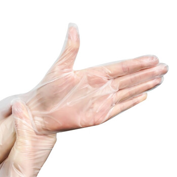 大杨一次性TPE手套 触屏卫生 100只/盒 透明030 L码大号男款码