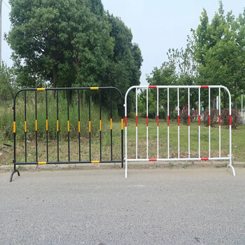 唯曼铁马护栏商场排队围栏交通安全道路围挡施工隔离围挡 1米高*1.5米长（黑黄色2公斤重）