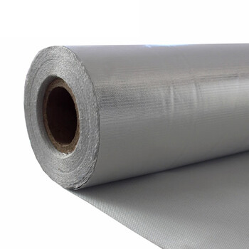 穗华 玻璃纤维0.5厚铝箔布玻纤防火布 宽1米 50米起发货