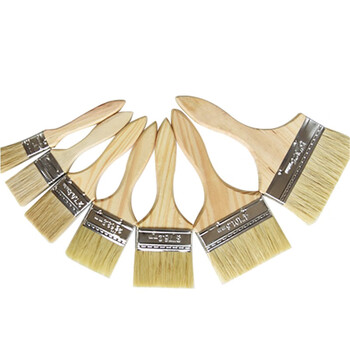 苏识 QJ0043 油漆刷船用防水毛刷烧烤刷猪毛刷 烧烤刷1.5寸 10把