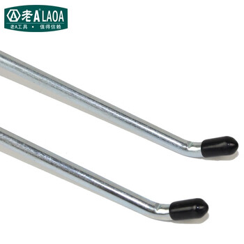 老A LAOA LA11403-b货架挂钩配件展示架挂钩工具货架挂钩 双斜挂钩75mm(5支装) 量大定制