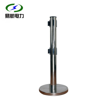 易航 一米线栏杆 隔离带警戒线伸缩带 道路安全围栏护栏不锈钢警戒带防护栏 定制链接