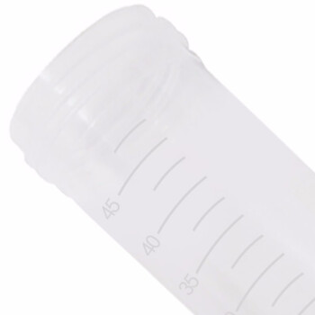 纳仕徳 SY5015塑料离心管EP管种子瓶带刻度管实验器材50ml 螺口平底（50个）