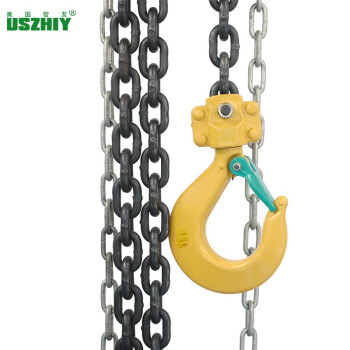 智友USZHIY CB-B 005型0.5吨3米手拉葫芦单双链圆形起重手动倒链小型吊具