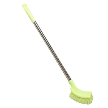 冰禹 BYrl-59 不锈钢马桶刷 清洁厕刷马桶刷 长柄厕刷清洁刷 方头（颜色随机）