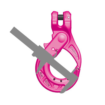 路德(RUD)羊角自锁钩VAGH-(S)-10载荷4t 德国进口吊点吊钩