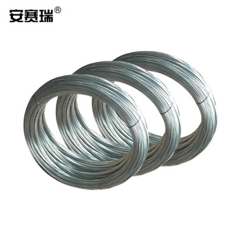 安赛瑞 镀锌铁丝 捆扎铁丝 建筑工地铁丝 防锈工业用细铁丝 物流铁丝 16号/30kg Φ1.6mm长约1902m 430945