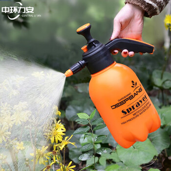中环力安【2.0L喷壶颜色随机发货】消毒喷壶气压式小型喷水壶喷雾瓶高压园艺洒水壶