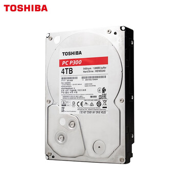 东芝（TOSHIBA）4TB 台式机机械硬盘 128MB 5400RPM SATA接口 P300系列(HDWD240)