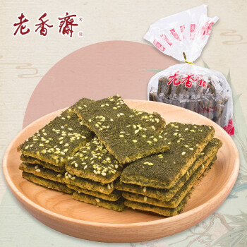  老香斋海苔苔条饼 休闲零食办公室零食营养小吃手工上海美食苔条饼500g