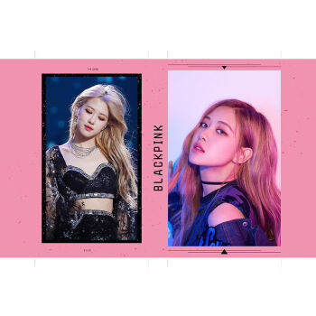 blackpink2020收藏盒blackpink朴彩英rose周边3寸写真小卡100张麦卡兔