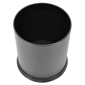 益美得 CY134 圆形不锈钢垃圾桶酒店宾馆客房桶阻燃垃圾桶 可定制 黑色单层10L
