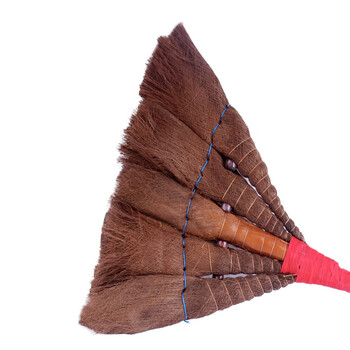 卫洋  WYS-121木杆棕扫把 工业用棕扫把 木柄棕扫把 棕毛扫帚扫把 大号植物笤帚