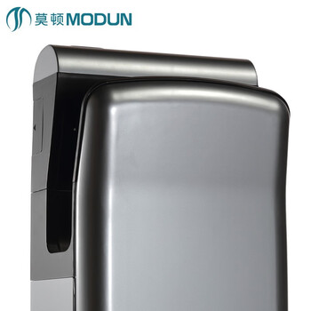 莫顿（MODUN） 喷气式干手器双面干手机酒店烘手机220*300*687MM 银色单电机M6667
