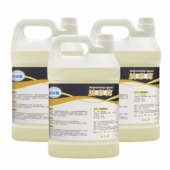 蓓尔蓝 BEL123 油必克 厨房重油污机械油污乳化清洁剂 3.8L*4瓶