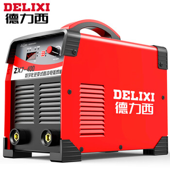 德力西电焊机ZX7-400工业级三相电 380v 单电压工业级便携式焊机全套加粗10米线【400高端单电压】