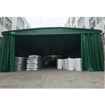 聚远 JUYUAN 伸缩式防雨棚 雨篷遮阳棚 伸缩式雨棚工地移动式活动帐篷 推拉帐篷大排档帐篷 1立方米价
