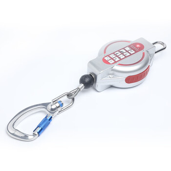 安 G-J-10 防坠器10米速差自控器自锁器钢丝绳国标款铝外壳铝合金挂钩  1个