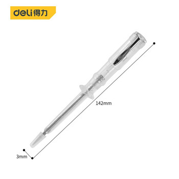 得力(deli) 电路测电笔 维修验电笔汽车低压测电笔汽修试电笔6V-24V DL8007 400186