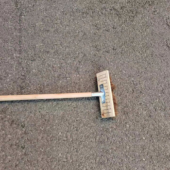 工霸(GONGBA)工业长把清洁刷 鬃毛刷棕毛 木把 1把 定制