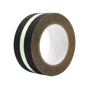 冰禹 BYlj-206 夜光防滑胶带 pet磨砂警示胶带 高亮度自吸光发光贴条 宽5厘米*长5米