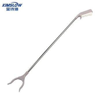 金诗洛 KSL151 加厚不锈钢垃圾夹子 拾物器取物夹 清洁工具 小区园林环卫垃圾夹 83cm